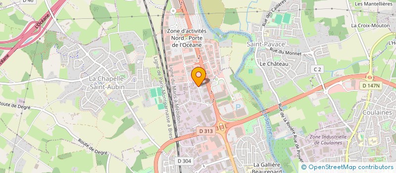 localisation de l'entreprise WOK 72  LE MANS