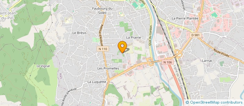 localisation de l'entreprise WOK BUFFET à ALES