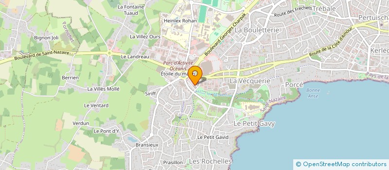 localisation de l'entreprise WOK CHEN  SAINT-NAZAIRE