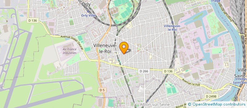 localisation de l'entreprise WOK&CO à VILLENEUVE-LE-ROI