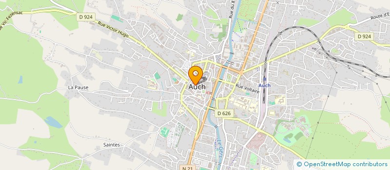 localisation de l'entreprise WOK DELICE à AUCH