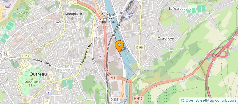 localisation de l'entreprise WOK ETOILE  OUTREAU