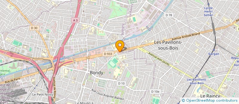 localisation de l'entreprise WOK GRILL BONDY  BONDY