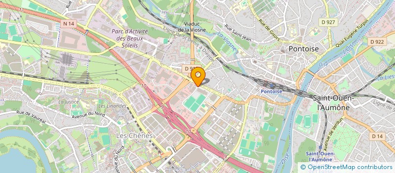 localisation de l'entreprise WOK KING  PONTOISE