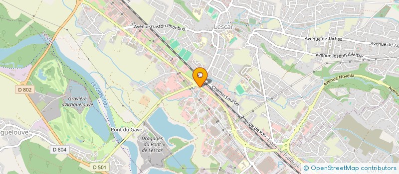 localisation de l'entreprise WOK LESCAR  LESCAR