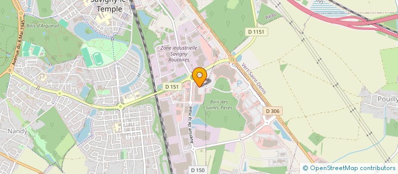 localisation de l'entreprise WOK SAVIGNY  SAVIGNY-LE-TEMPLE