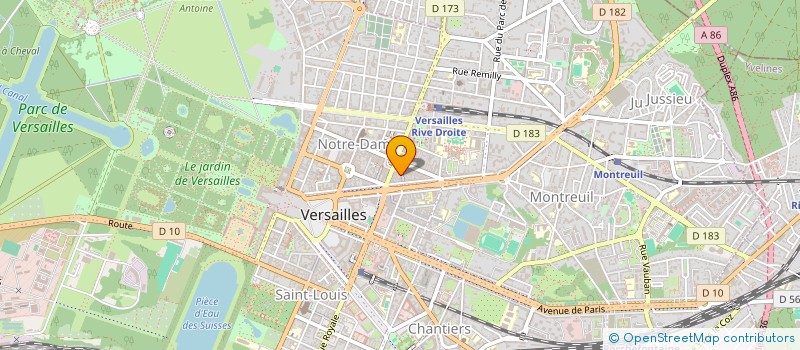 localisation de l'entreprise WOK VERSAILLES à VERSAILLES