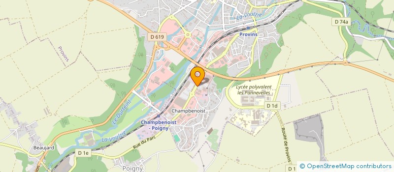localisation de l'entreprise WOK WANG à PROVINS