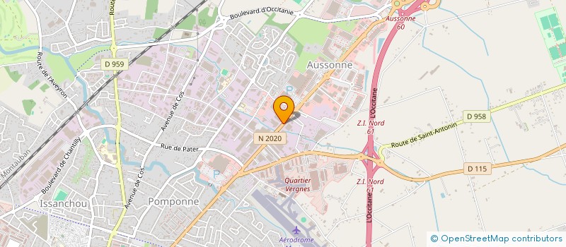 localisation de l'entreprise WOK ZHAO  MONTAUBAN