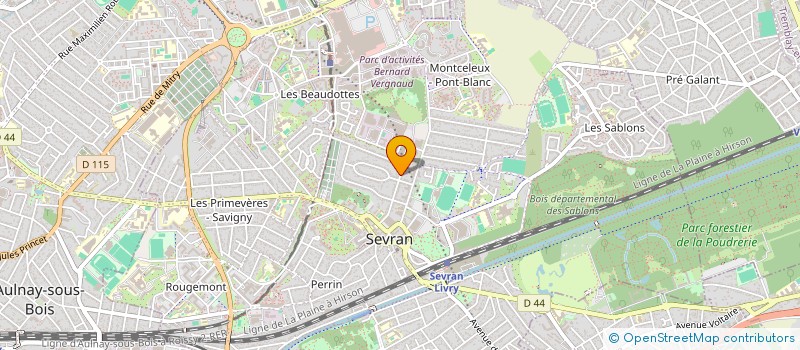localisation de l'entreprise WOKIE à SEVRAN