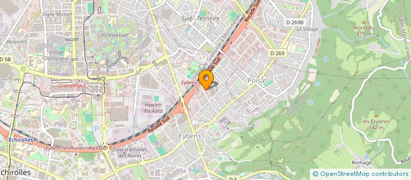 localisation de l'entreprise WOKLIN à EYBENS