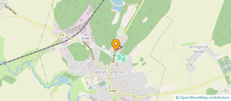 localisation de l'entreprise WOLAK à FERE-EN-TARDENOIS