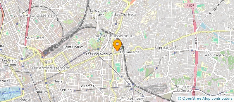 localisation de l'entreprise WOLDESENBET GONZALEZ à MARSEILLE