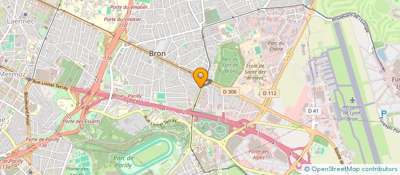 localisation de l'entreprise WOLF BARBER  VILLEURBANNE