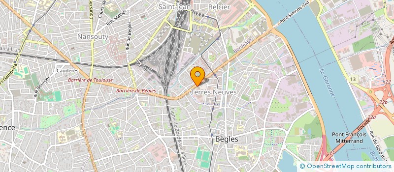 localisation de l'entreprise WOLF BTP à BEGLES