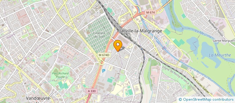 localisation de l'entreprise WOLF FORMATIONS  VANDUVRE-LES-NANCY