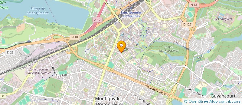 localisation de l'entreprise WOLF SECURITE à MONTIGNY-LE-BRETONNEUX