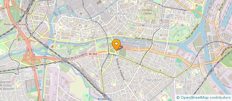 localisation de l'entreprise WOLF TAXI à STRASBOURG