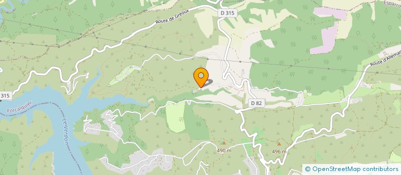 localisation de l'entreprise WOLF'Z CONCEPT  ESPARRON-DE-VERDON