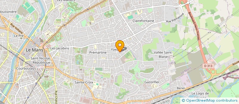 localisation de l'entreprise WOLFBLUE E-SPORT  LE MANS