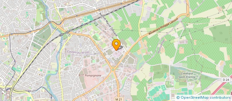 localisation de l'entreprise WOLFCOM  CASTELNAU-LE-LEZ