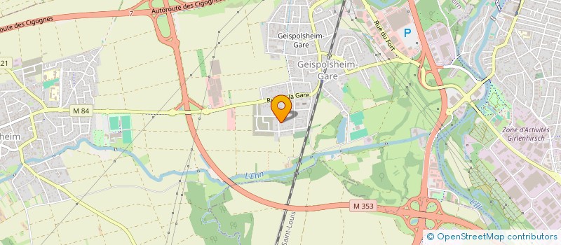 localisation de l'entreprise WOLFF - CLODY  GEISPOLSHEIM