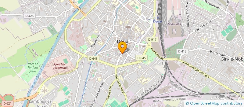 localisation de l'entreprise WOLFFBAERT IMMOBILIER à DOUAI