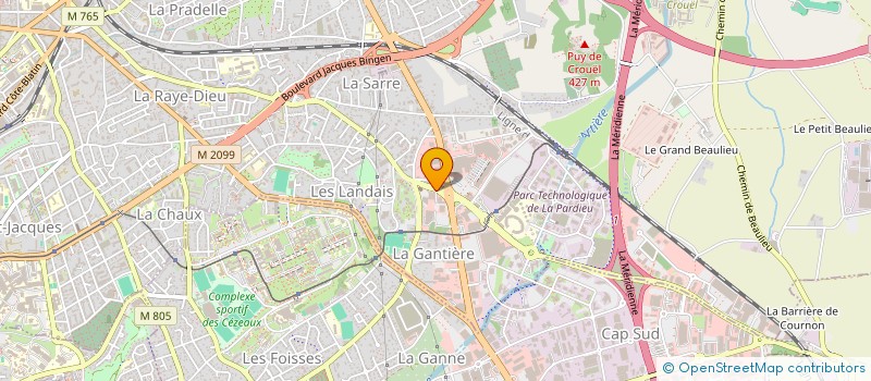localisation de l'entreprise WOLFFIA à CLERMONT-FERRAND