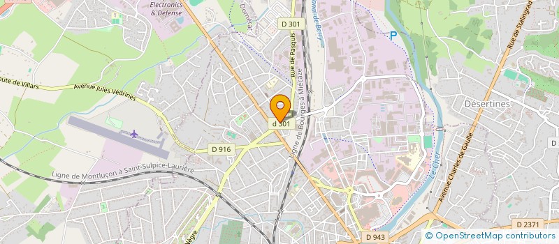 localisation de l'entreprise WOLFFIT  MONTLUCON