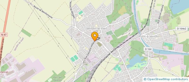 localisation de l'entreprise WOLFSTAR  VENDIN-LE-VIEIL