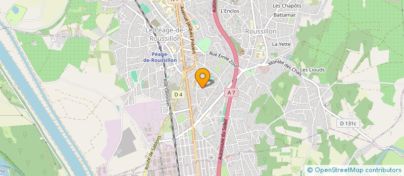 localisation de l'entreprise WOLFY FLASH  ROUSSILLON