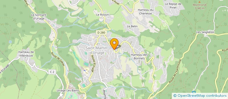 localisation de l'entreprise WOLLEMIA  SAINT-MARTIN-D'URIAGE