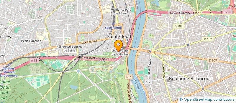 localisation de l'entreprise WOLOGIS à SAINT-CLOUD