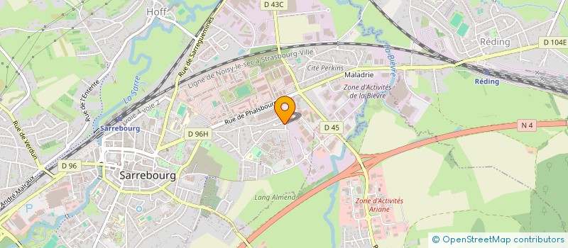 localisation de l'entreprise WOLRD STORE  SARREBOURG