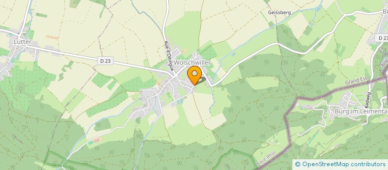 localisation de l'entreprise WOLSCH WILLER WAGGIS  WOLSCHWILLER