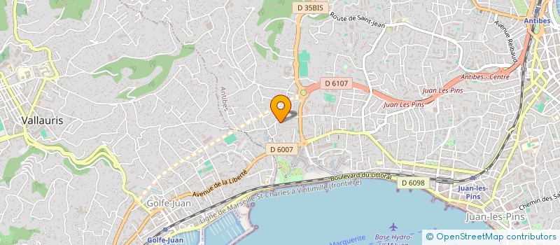 localisation de l'entreprise WOLTA à ANTIBES