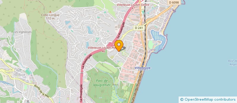 localisation de l'entreprise WOLTAR à VILLENEUVE-LOUBET