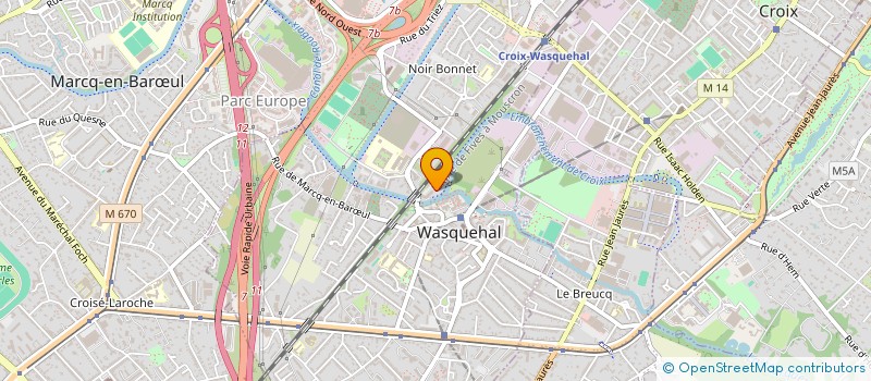 localisation de l'entreprise WOM INTERIEUR à LA MADELEINE