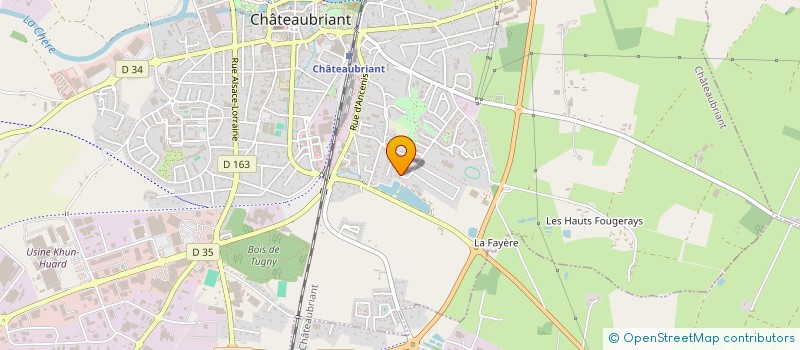 localisation de l'entreprise WOMAN OF FAITH / FEMME DE FOI  CHATEAUBRIANT