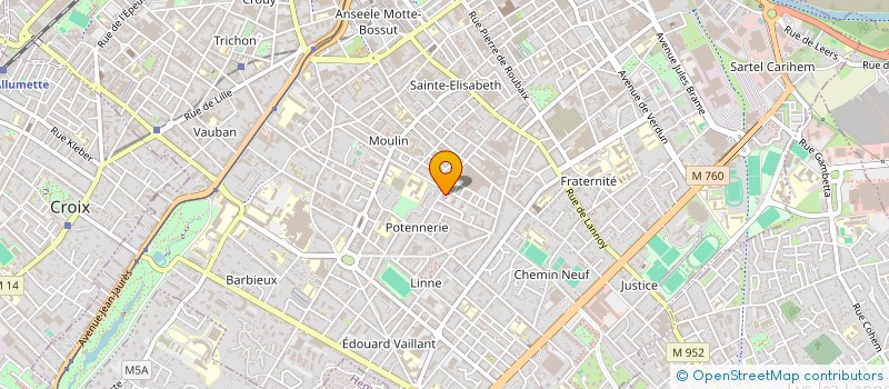 localisation de l'entreprise WOMAN STUDY  ROUBAIX