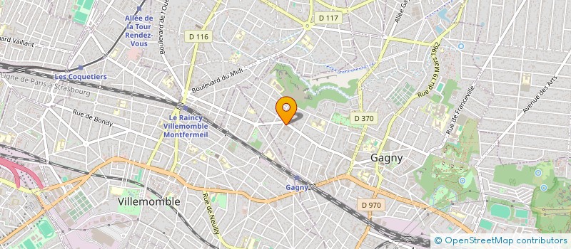 localisation de l'entreprise WOMANS JOY  GAGNY