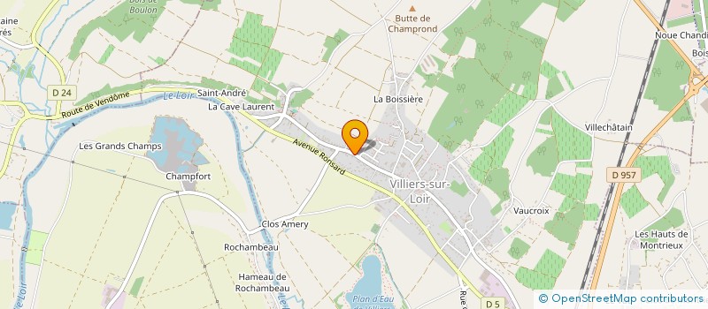 localisation de l'entreprise WOMBAT  VILLIERS-SUR-LOIR