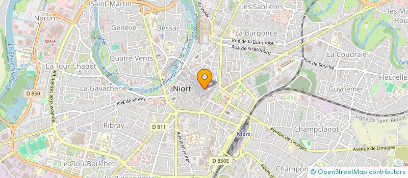 localisation de l'entreprise WOMEN 2000 à NIORT