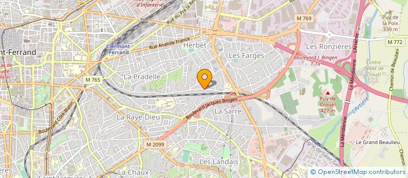 localisation de l'entreprise WOMEN DEPT INTERNATIONAL  CLERMONT-FERRAND