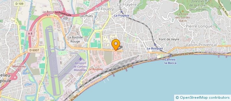 localisation de l'entreprise WOMEN IN AVIATION INTERNATIONAL RIVIERA CHAPTER à CANNES