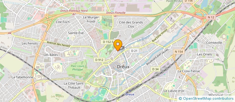 localisation de l'entreprise WOMEN'S BEAUTY à DREUX