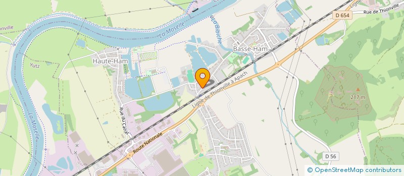 localisation de l'entreprise WOMEN'S DIAZ  BASSE-HAM