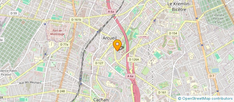 localisation de l'entreprise WOMES  ARCUEIL