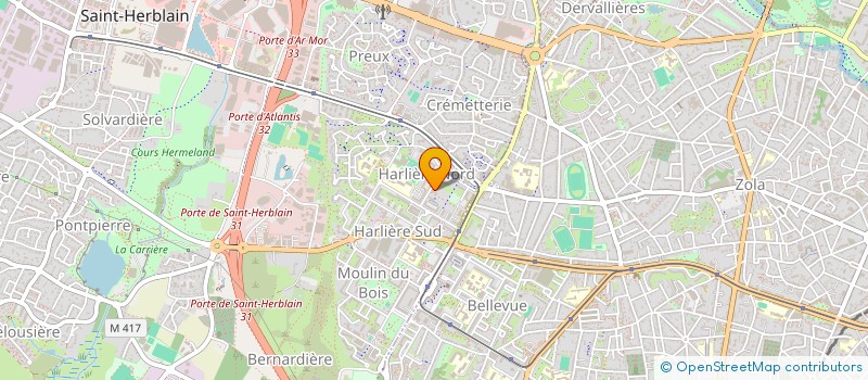 localisation de l'entreprise WON BERE à SAINT-HERBLAIN