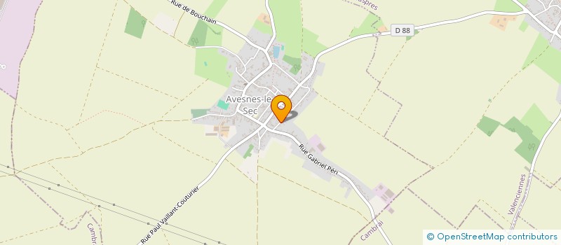 localisation de l'entreprise WOND'OR ROSE à AVESNES-LE-SEC